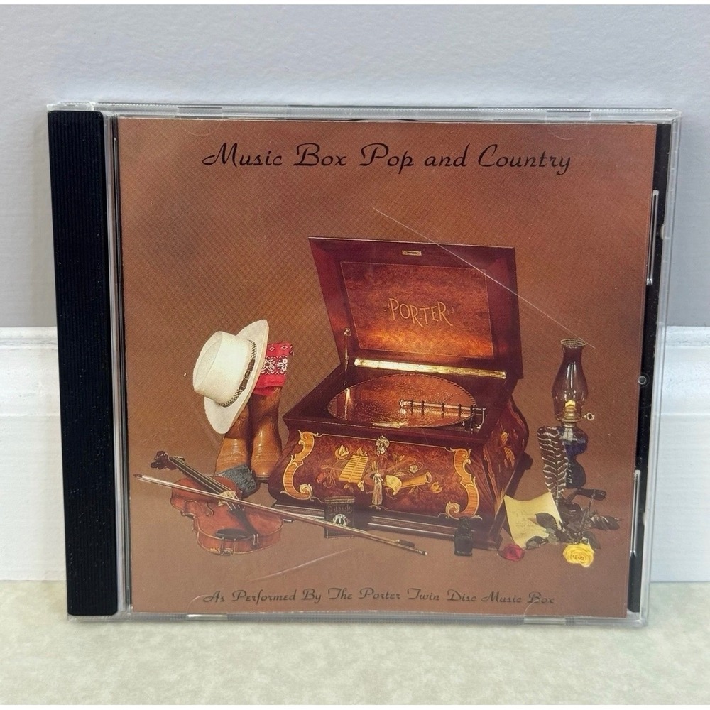 Porter Music Box Pop and Country CD 1988 Mechanical Music PMBD 52 18 Tracks